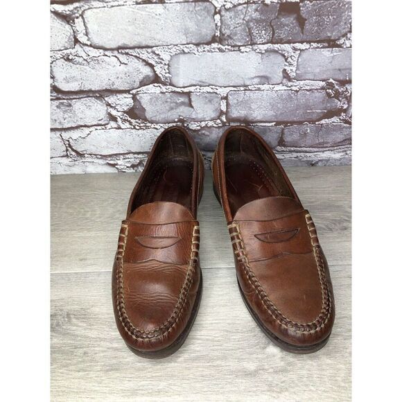Cole Haan Dark Brown Leather Penny Loafers Casual Shoes Men’s Sz 10.5W US/44EU - Picture 12 of 16